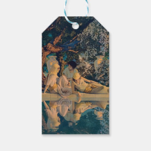 Etiqueta Para Presente Maxfield Parrish O Jardim de Alá 1918 Arte Fina