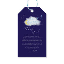 Meia-noite Blue Starlit Baby Boy Stork