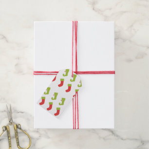 Etiqueta Para Presente Meias de Natal