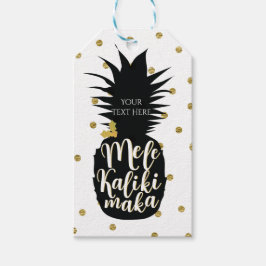 Etiqueta Para Presente Mele Kalikimaka Abacaxi Natal Personalizado Férias