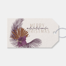 Etiqueta Para Presente Mele Wreath Plum, Sugar Plum
