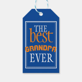 Etiqueta Para Presente Melhor Vovô De Tipografia Azul