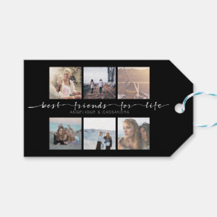 Etiqueta Para Presente Melhores amigos para a tipografia da foto de