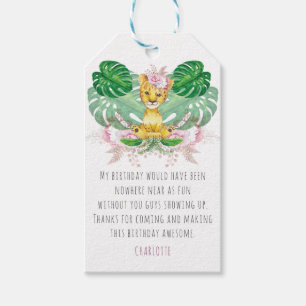 Etiqueta Para Presente Menina Aniversário Eu Batismo Ilustração De Le