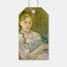 Menina com um Gato (por Berthe Morisot)