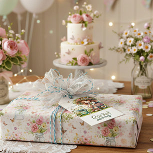 Etiqueta Para Presente Menina daisy Personalizada Filha de Deus