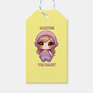 Etiqueta Para Presente Menina Dolly Talvez eu seja bebê