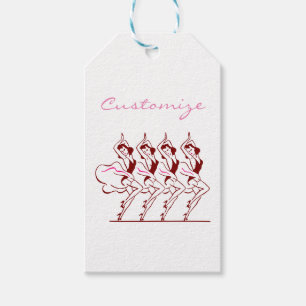 Etiqueta Para Presente Meninas de dança Thunder_Cove