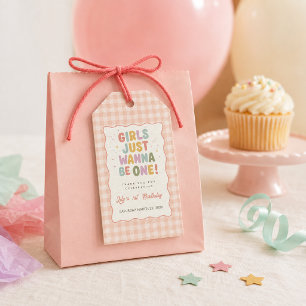 Etiqueta Para Presente Meninas Querem Ser Um Só Xadrez Rosa Aniversário d
