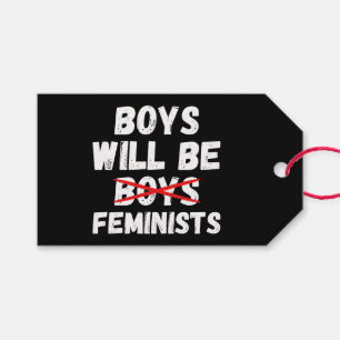 Etiqueta Para Presente Menino Feminista - Meninos Serão Feministas II
