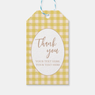 Etiqueta Para Presente Mercado de agricultores Vichy amarelo gingado prép