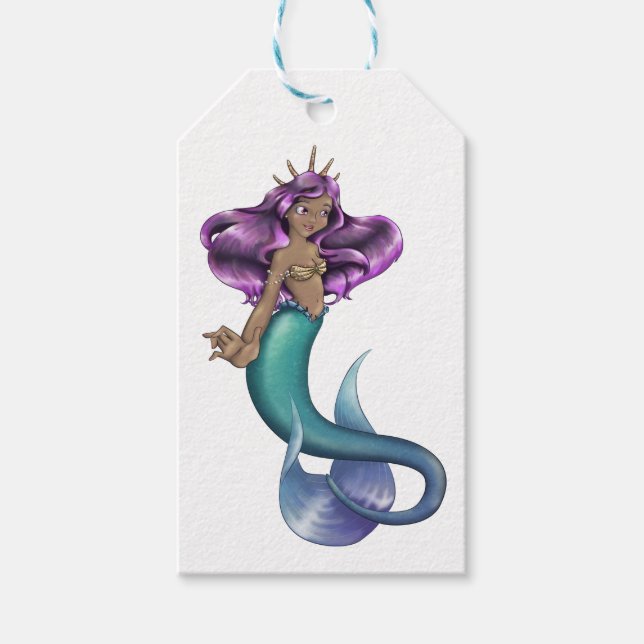 Etiqueta Para Presente Mermaid Iole (Frente)