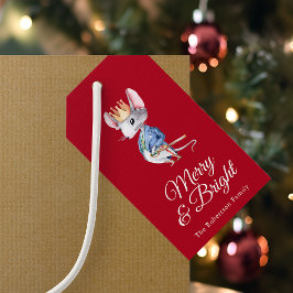 Etiqueta Para Presente Merry & Bright Nutcracker Mouse Christmas