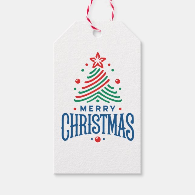 Etiqueta Para Presente Merry Christmas 1 (Frente)