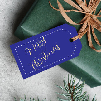 Etiqueta Para Presente Merry Christmas Gifts Custom Name Minimalist