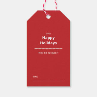 Etiqueta Para Presente Merry Christmas & Happy New Year 