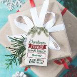 Etiqueta Para Presente Merry Christmas Kids Gift Tag<br><div class="desc">Um bom Natal,  com etiquetas de presentes para crianças na época de férias.</div>