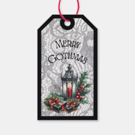 Etiqueta Para Presente Merry Gothmas Lantern With Presents Gift Tag