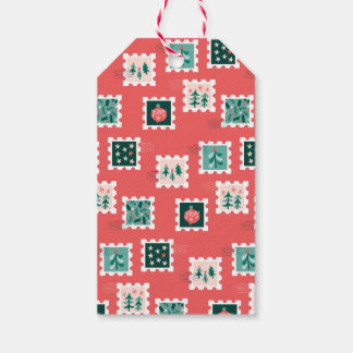 Etiqueta Para Presente Merry Holly Days Stamps