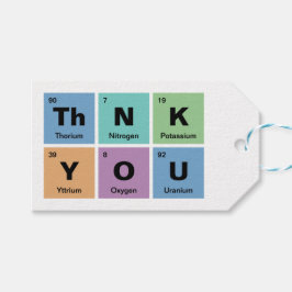 Etiqueta Para Presente Mesa periódica do casamento de elementos