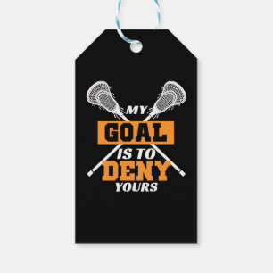 Etiqueta Para Presente Meu Objetivo É Negar O Seu Lacrosse
