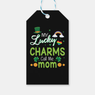 Etiqueta Para Presente Meus Charmes Sortudos Me Chamam Mãe Feliz São Patr