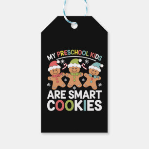 Etiqueta Para Presente Meus filhos da pré-escola são biscoitos inteligent