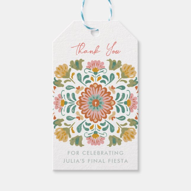 Etiqueta Para Presente Mexical Talavera Final Fiesta Talavera (Frente)