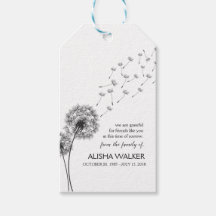 Minimalismo Memorial Botanicals Flor Dandelion