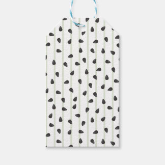 Etiqueta Para Presente Minimalist Watermelon Seeds and Stripes Summer Wra