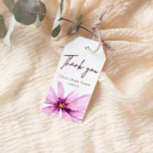 Minimalista de Flor Rosa Obrigado