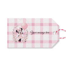 Minnie mouse Editable party gift tags