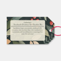 Mistura de Chocolate Quente Natalino de Frutas Ver