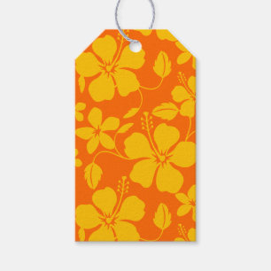 ETIQUETA PARA PRESENTE MISTURA DE LARANJA HAWAIIANA HULA (HIBISCUS)