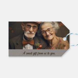 Etiqueta Para Presente Modelo de foto Um pequeno presente para você