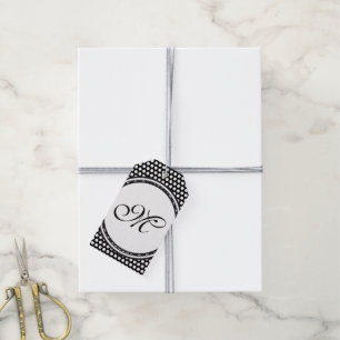 Etiqueta Para Presente Modelo - Personalize seu texto, monograma e backgr