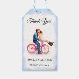 Etiqueta Para Presente Modern Casual  Romantic Wedding Artistic Couple 