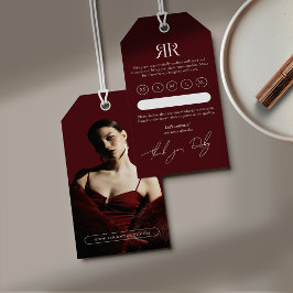 Etiqueta Para Presente Modern Photo Product Clothing Hang Tag