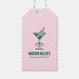 Etiqueta Para Presente Modern Pickleball & Prosecco Bachelorette Weekend