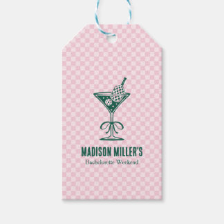 Etiqueta Para Presente Modern Pickleball & Prosecco Bachelorette Weekend