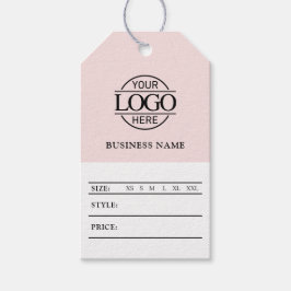 Etiqueta Para Presente Modern Social Media Business Logo Price Hang Tag