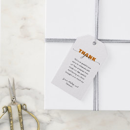 Etiqueta Para Presente Modern Wild One First Birthday | Thank you