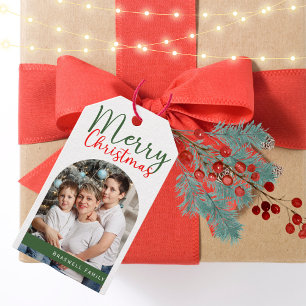 Etiqueta Para Presente Modo de Fotografia para Arch de Natal Feliz