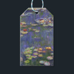 Etiqueta Para Presente Monet Water Lily - Pintura de plataforma<br><div class="desc">Monet Water Lily - Esta pintura clássica de Monet foi pintada por Claude Monet em 1916. Faz parte da sua famosa coleção de lírios aquáticos onde ele pinta em seu jardim em Giverney, França. Uma pintura de obra-prima.</div>