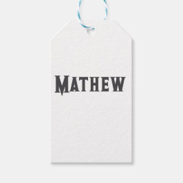 Etiqueta Para Presente monograma de letra inicial simples adicione seu no