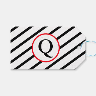 Etiqueta Para Presente Monograma decorativo