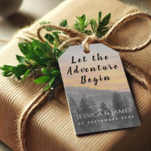 Montanha Florestal de Casamento que Comece a Avent