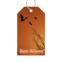 Morcegos e Árvores de Halloween