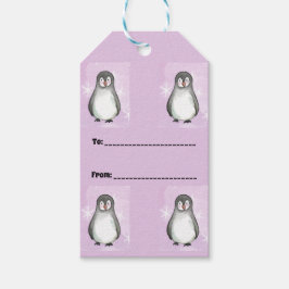 Etiqueta Para Presente Motif pinguim