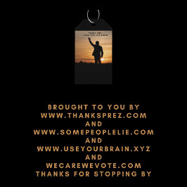 Etiqueta Para Presente Muito obrigado, Senhor Presidente Joe Biden